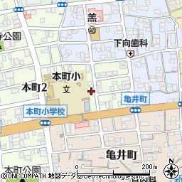 本町２集会所周辺の地図