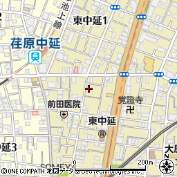 東京都品川区東中延2丁目3-18周辺の地図