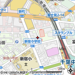 千葉県千葉市中央区新田町2-6周辺の地図