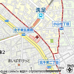 昭和大学歯科病院内科クリニック周辺の地図