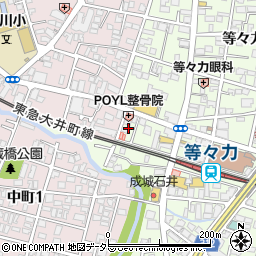 東京都世田谷区等々力3丁目7周辺の地図