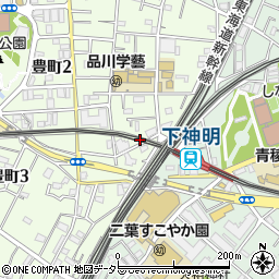 東京都品川区豊町2丁目20周辺の地図