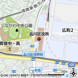 東京都品川区の地図 住所一覧検索 地図マピオン