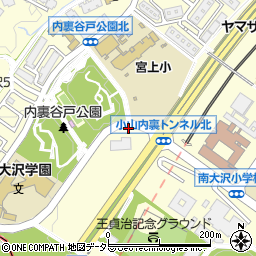 だいり谷戸公園周辺の地図