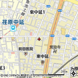 東京都品川区東中延2丁目3-19周辺の地図
