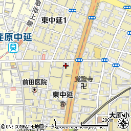 東京都品川区東中延2丁目4-1周辺の地図