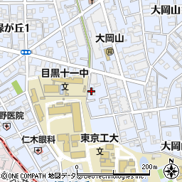 大岡山ハイネス周辺の地図