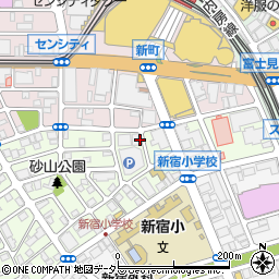 フルーツパーク新田町駐車場周辺の地図
