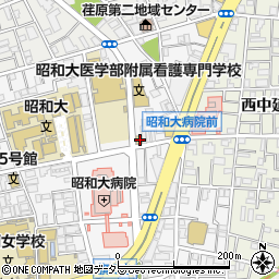 東京都品川区旗の台1丁目2-20周辺の地図