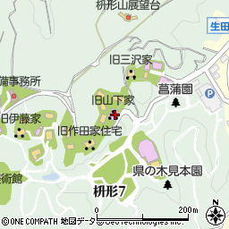 日本民家園白川郷そば処周辺の地図