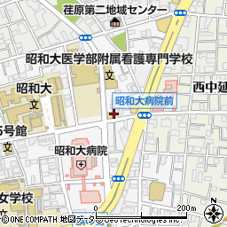 東京都品川区旗の台1丁目2-19周辺の地図