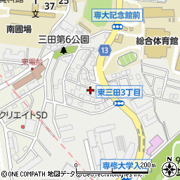 三田第5公園周辺の地図