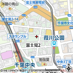 タイムズ千葉富士見２丁目第８駐車場周辺の地図