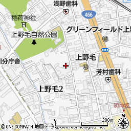 カトリック東京大司教区上野毛教会周辺の地図