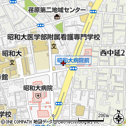 東京都品川区旗の台1丁目2-17周辺の地図