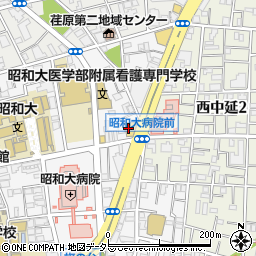 サイゼリヤ 旗の台店周辺の地図