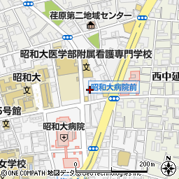 東京都品川区旗の台1丁目2-22周辺の地図
