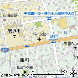 バイク館千葉鶴沢店周辺の地図