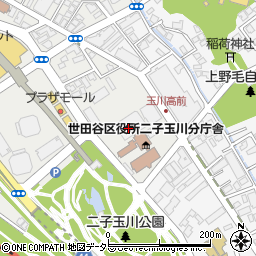 東京都世田谷区玉川1丁目20周辺の地図
