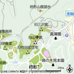 旧佐々木家住宅周辺の地図