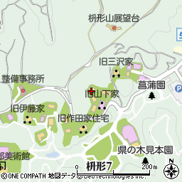 旧江向家住宅周辺の地図