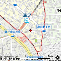 リパーク洗足２丁目駐車場周辺の地図