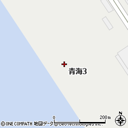東京都江東区青海3丁目周辺の地図