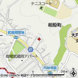東京都町田市相原町3705周辺の地図