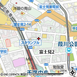 ミスターＰ千葉富士見駐車場周辺の地図