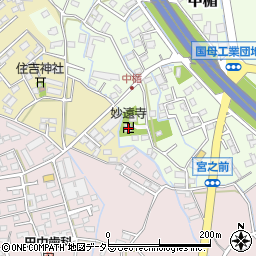 妙遠寺周辺の地図