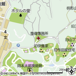 川崎市役所建設緑政局　生田緑地整備事務所周辺の地図