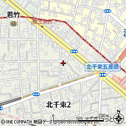 東京都大田区北千束1丁目7-18周辺の地図