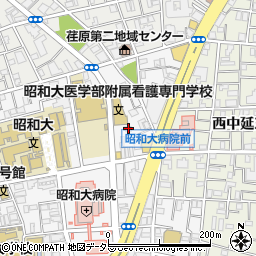 東京都品川区旗の台1丁目2-23周辺の地図
