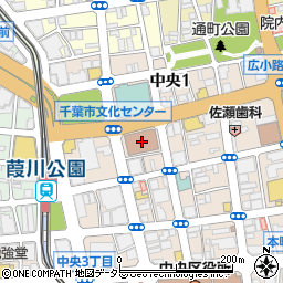 千葉県千葉市中央区中央2丁目5-1周辺の地図