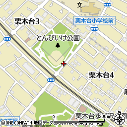 神奈川県川崎市麻生区栗木台周辺の地図