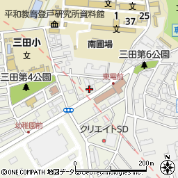 三田マンション周辺の地図
