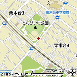 神奈川県川崎市麻生区栗木台周辺の地図