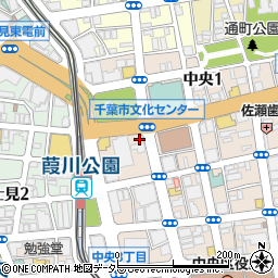 千葉メガネ千葉銀座店周辺の地図