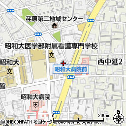 東京都品川区旗の台1丁目2-11周辺の地図
