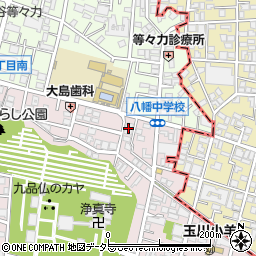 グループホーム奥沢・共愛周辺の地図