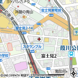 ベストチケット富士見店周辺の地図