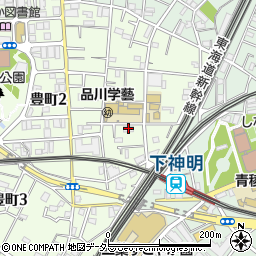 日本音楽学校６号館周辺の地図