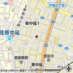 東京都品川区東中延1丁目12-21周辺の地図