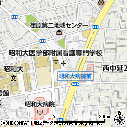東京都品川区旗の台1丁目2-9周辺の地図
