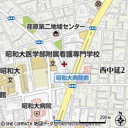 東京都品川区旗の台1丁目2-10周辺の地図
