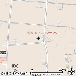 四木コミュニティーセンター周辺の地図