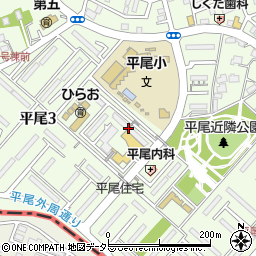 稲城平尾郵便局 ＡＴＭ周辺の地図