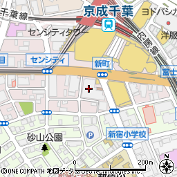 千葉県ジョブサポートセンター周辺の地図
