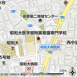 東京都品川区旗の台1丁目2-26周辺の地図