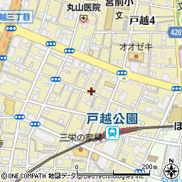 東京都品川区戸越5丁目周辺の地図